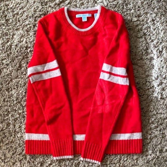 Draper James 100% Wool Varsity Preppy Gossip Girl Style Sweater Size XS - Picture 3 of 3